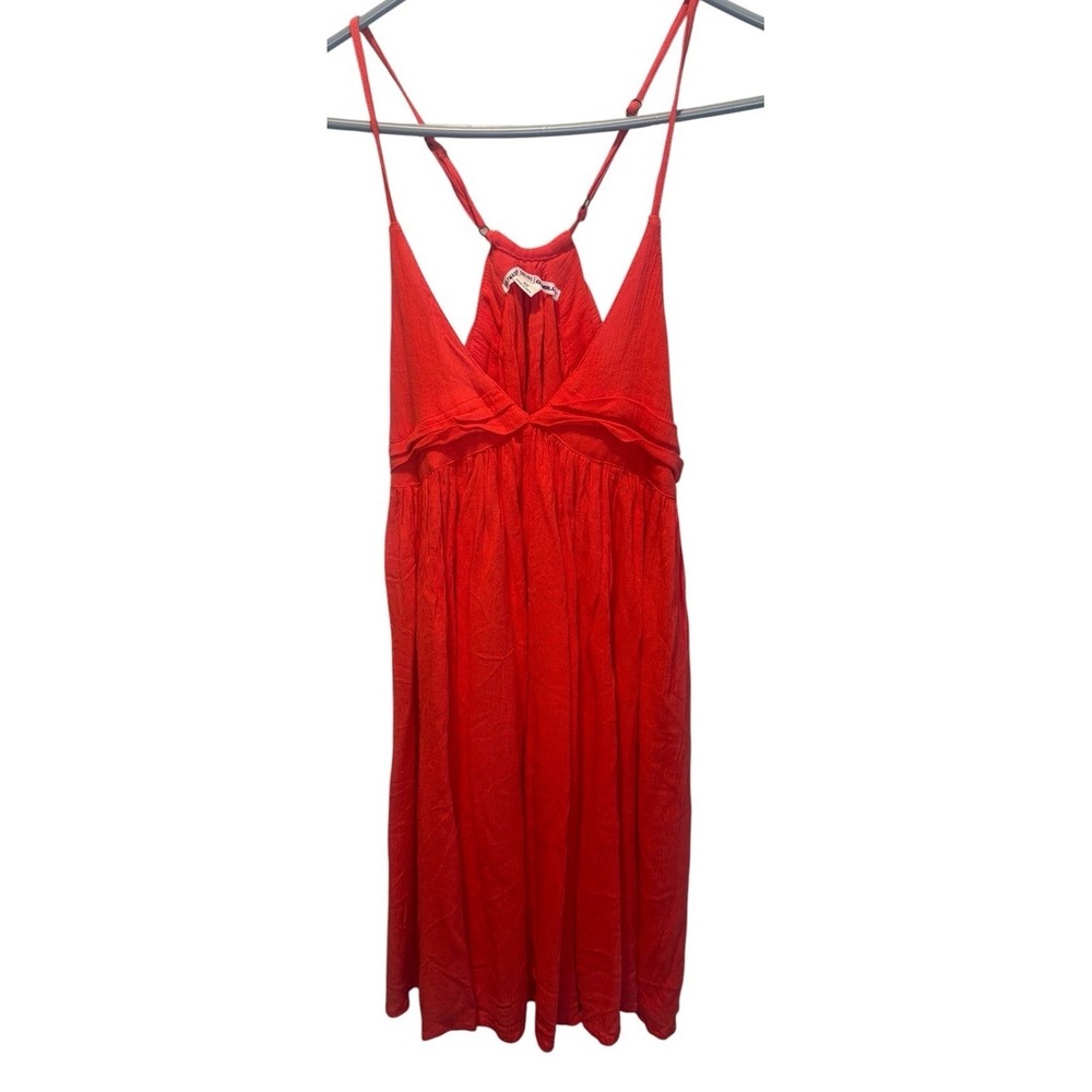 Saltwater Solids ONeill Spaghetti Strap Babydoll Mini Sundress XS Beach Party